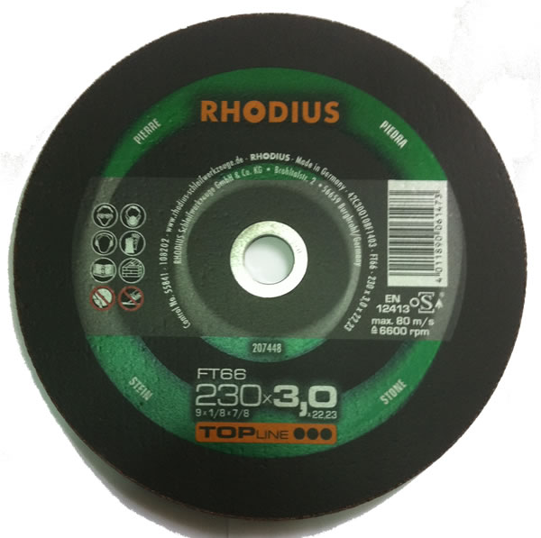 Δίσκος RHODIUS FT66 230x3,0x3,0x22,23